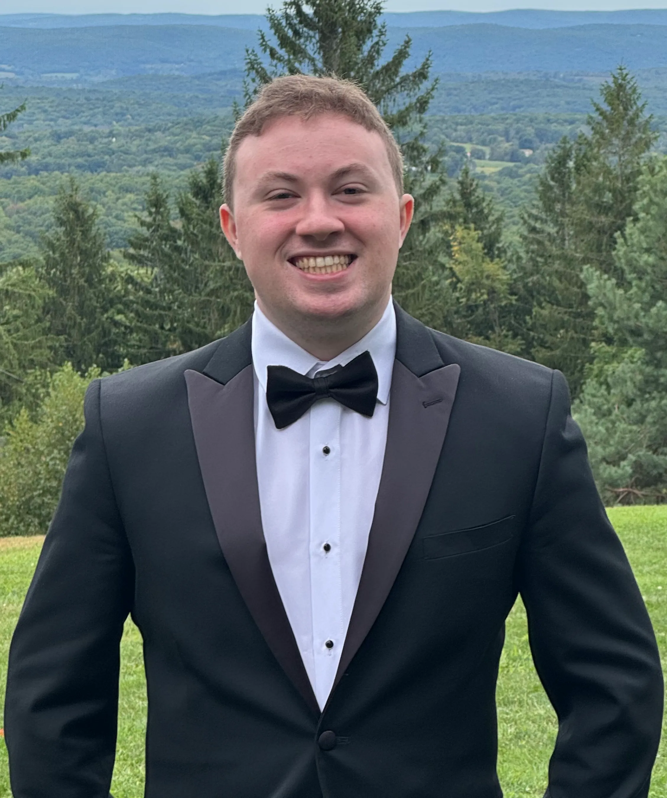 Zach Harwood smiling
