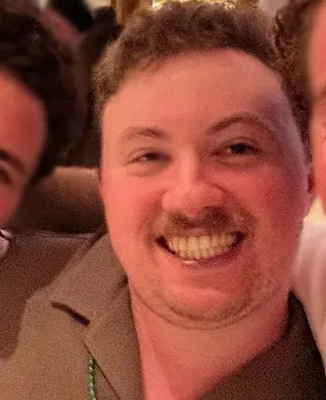 Zach Harwood smiling